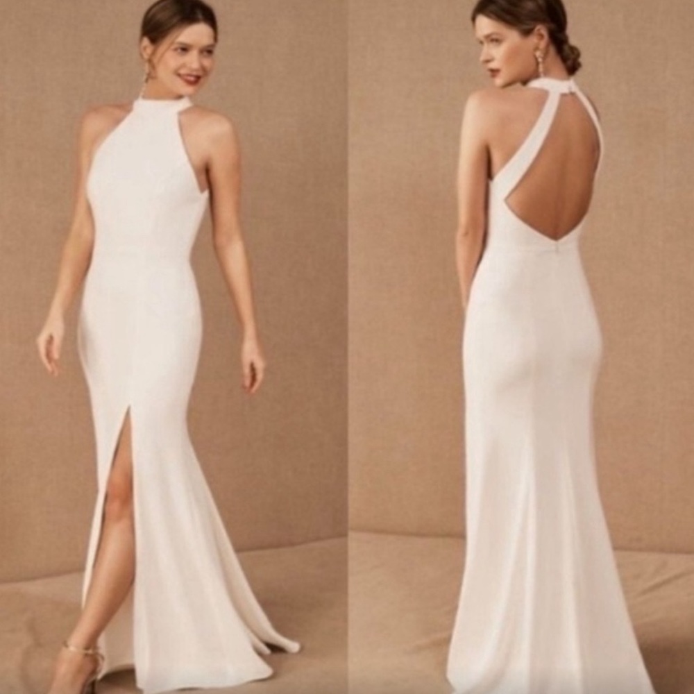 BLHDN Montreal Crepe Dress Ivory Size 6